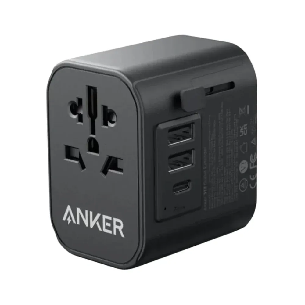 Anker 312 30W Travel Adapter with USB-C and Dual USB-A Ports A9212K11