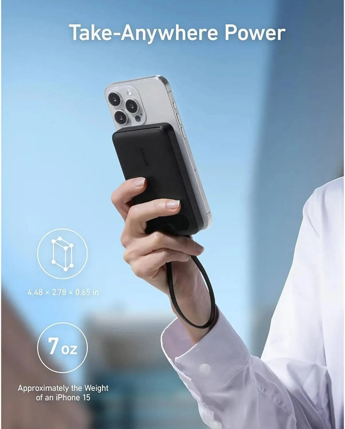 Anker PowerCore 10K 22.5W Power Bank with Digital Display A1257H11