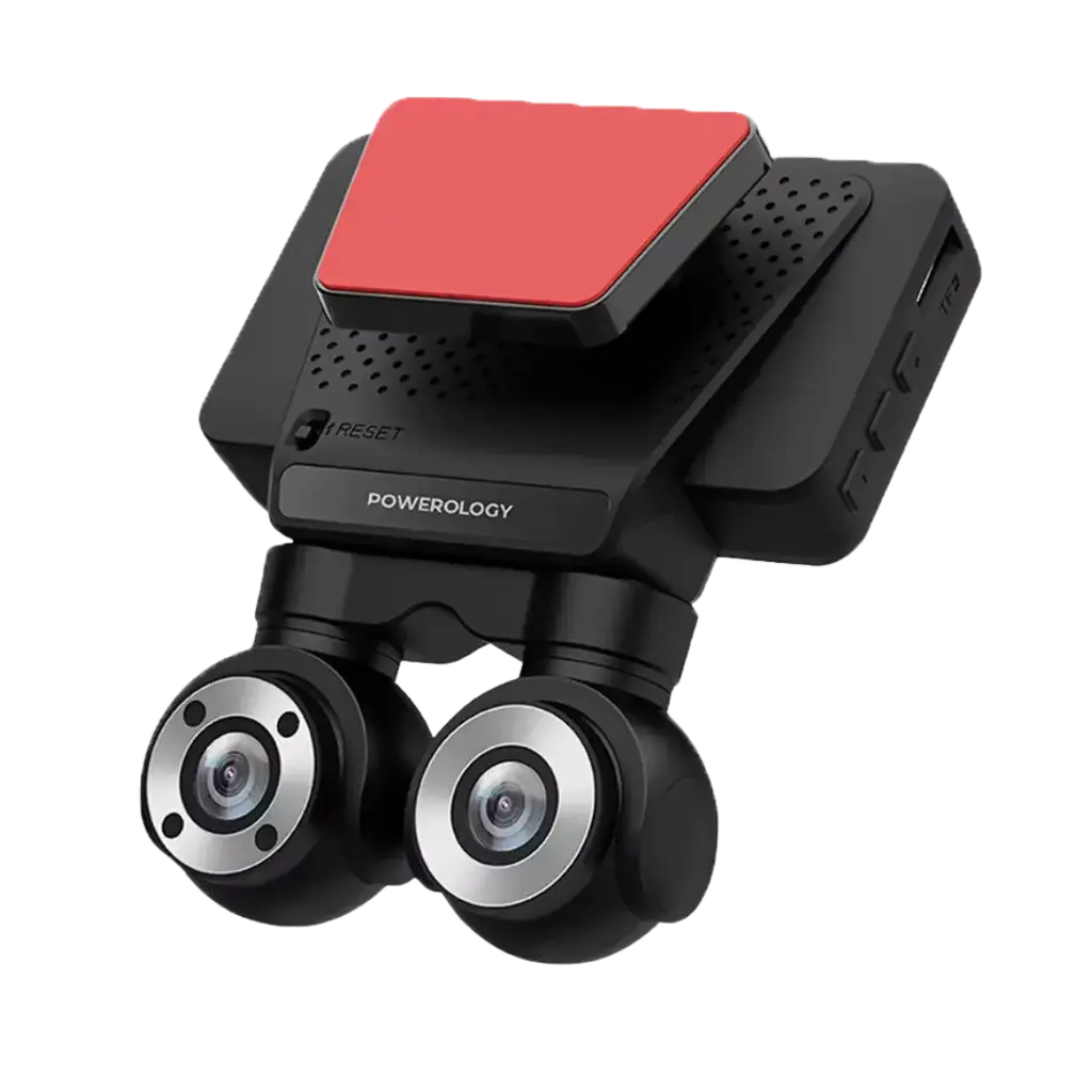 Powerology CAM108 4K Dual Lens Dash Camera P4KCAM108