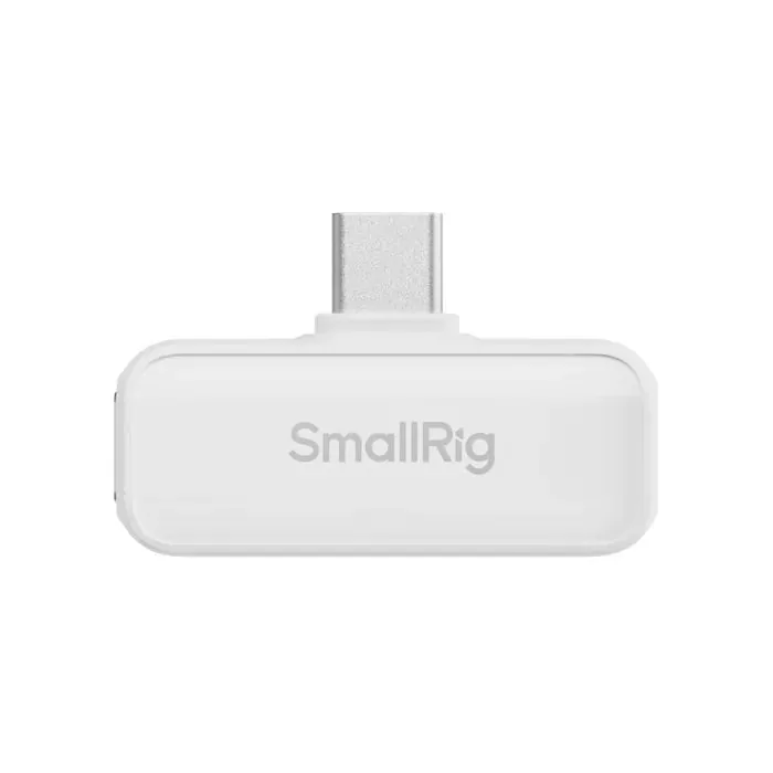 SmallRig S60 Wireless Microphone (White, USB-C) 4706